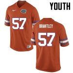 Youth Florida Gators #57 Caleb Brantley NCAA Nike Orange Authentic Stitched College Football Jersey EWM0562AX